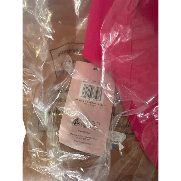 Paris Hilton Boss Babe Varsity Baseball Cap Hot Pink Adjustable Hat Embroidered - Picture 4 of 5